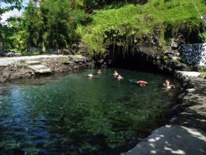 swimming cave