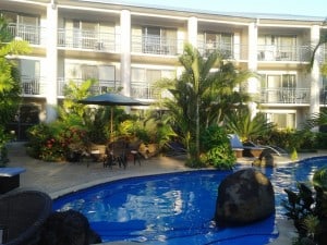 Our lovely upmarket accommodation, Amanaki, in Apia where we stayed for 2 nights.