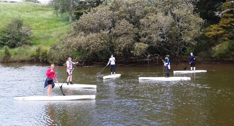 Standup Paddleboarding – Matakana River – Nov 2014