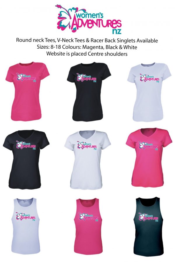 Women's Adventures NZ T'Shirt